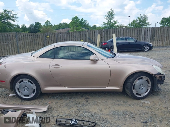 2002 Lexus SC 430 with VIN JTHFN48Y920008418, listed as a IAAI auction lot 42220823 with 152,907 mi miles and . Bid and sale history available at DreamBid. Image 14.