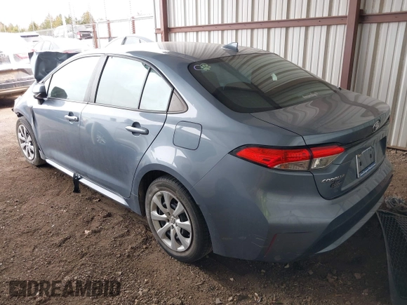 2020 Toyota Corolla LE with VIN 5YFEPRAEXLP062497, listed as a IAAI auction lot 41735577 with 1 mi miles. Bid and sale history available at carsss.com. Image 3.