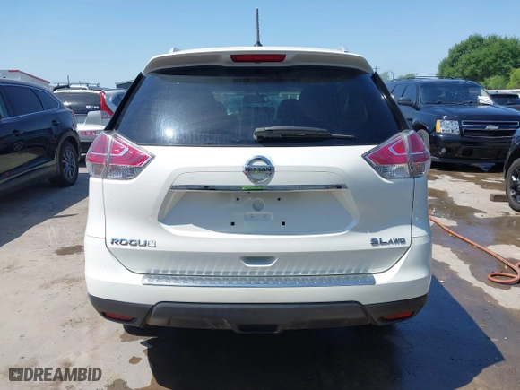 2015 Nissan Rogue SL with VIN 5N1AT2MV9FC886089, listed as a IAAI auction lot 41974712 with 33,946 mi miles. Bid and sale history available at carsss.com. Image 19.