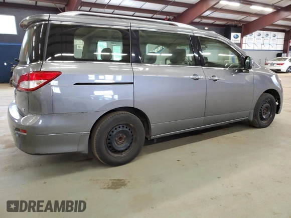 2014 Nissan Quest SV z VIN JN8AE2KP3E9101715, wystawiony jako Copart lot #59812295 z przebiegiem 127 766 mil mil oraz Czysty tytuł • Clean title. Historia ofert i sprzedaży dostępna na DreamBid. Obrazek 3.