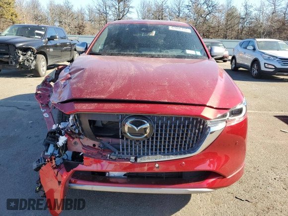 2024 Mazda CX-5 2.5 Turbo Signature with VIN JM3KFBXY8R0363391, listed as a Copart auction lot 42866755 with 13,881 mi miles and Salvage Title. Bid and sale history available at carsss.com. Image 5.