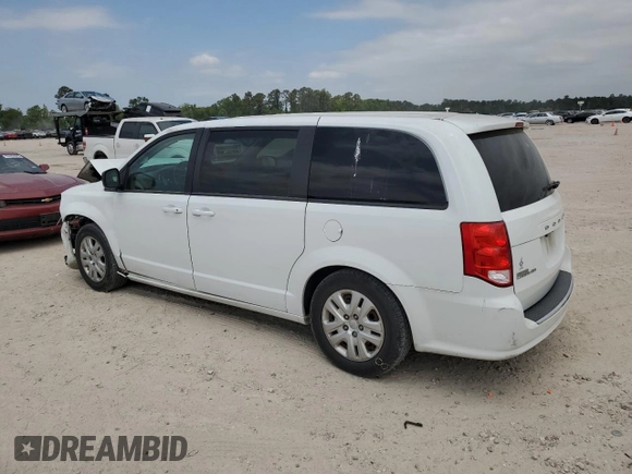 2018 Dodge Grand Caravan SE Plus with VIN 2C4RDGBG4JR159898, listed as a Copart auction lot 53253285 with 89,001 mi miles and Salvage Title. Bid and sale history available at DreamBid. Image 2.