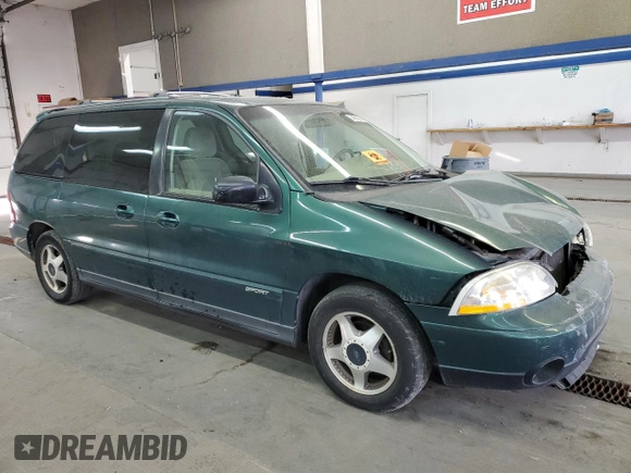 2002 Ford Windstar Sport Standard z VIN 2FMZA57452BB86707, wystawiony jako Copart lot #74840214 z przebiegiem 196 451 mil mil oraz Szkody całkowita. Historia ofert i sprzedaży dostępna na DreamBid. Obrazek 4.