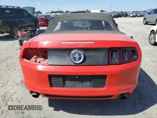 2013 Ford Mustang V6 with VIN 1ZVBP8EM2D5203895, listed as a Copart auction lot 55858695 with 110,219 mi miles and Salvage title. Bid and sale history available at DreamBid. Image 6.