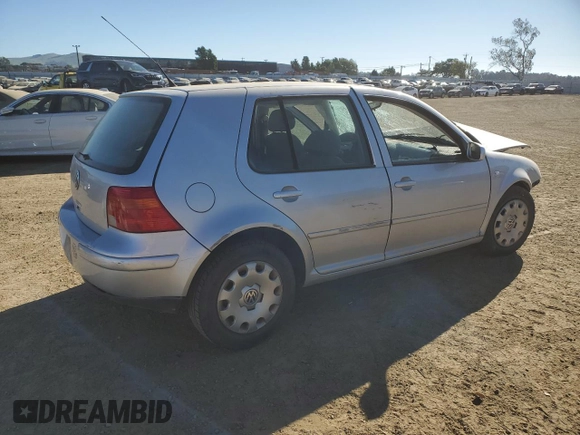 2003 Volkswagen Golf GL с VIN 9BWFK61J634035496, выставлен на аукционе Copart как лот 41901275 с пробегом 142 350 миль миль и Списание • Salvage title. История ставок и продаж доступна на DreamBid. Изображение 3.