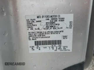 2006 Ford Super Duty F-250 XL with VIN 1FTSX21P16EA36349, listed as a Copart auction lot 73003954 with 277,435 mi miles and Salvage Title. Bid and sale history available at carsss.com. Image 12.