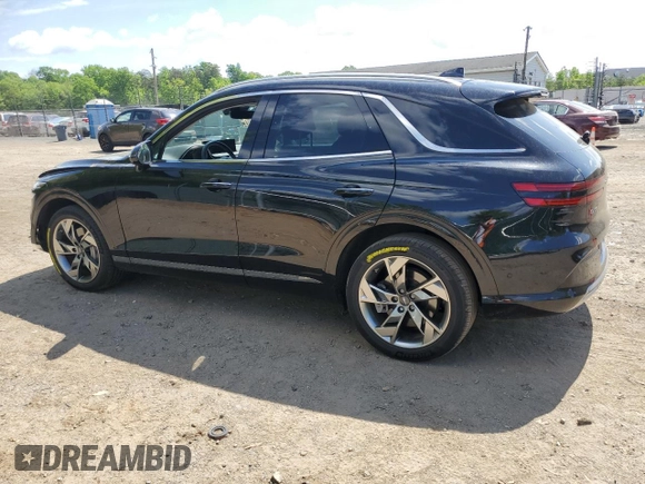2024 Genesis GV70 Advanced with VIN 5NMMCET14RH003393, listed as a Copart auction lot 55646735 with 7,773 mi miles and Salvage title. Bid and sale history available at DreamBid. Image 2.