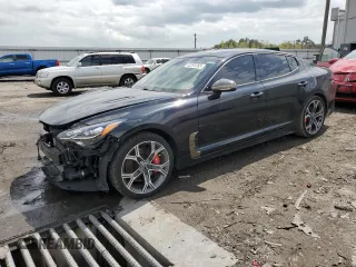 2020 Kia Stinger GT1 with VIN KNAE45LC8L6081602, listed as a Copart auction lot 52291265 with 32,874 mi miles and Salvage Title. Bid and sale history available at DreamBid. Image 1.