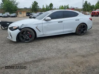 2021 Genesis G70 3.3T с VIN KMTG34LE7MU076402, выставлен на аукционе Copart как лот 59207305 с пробегом 110 974 миль миль и На запчасти • Non repairable. История ставок и продаж доступна на DreamBid. Изображение 1.