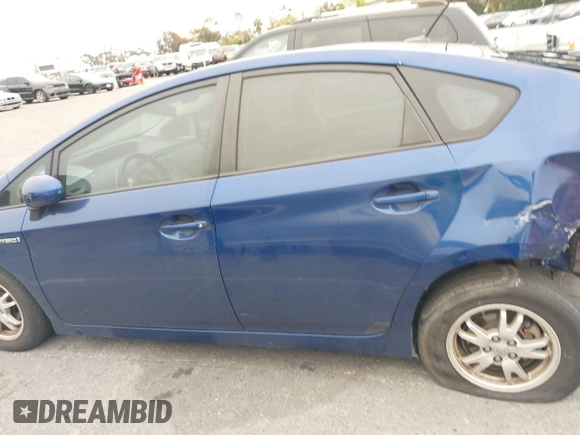 2011 Toyota Prius I with VIN JTDKN3DU8B5287330, listed as a IAAI auction lot 41892691 with 210,703 mi miles. Bid and sale history available at carsss.com. Image 14.