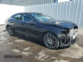 2025 Genesis G70 2.5T with VIN KMTG34SC6SU154908, listed as a Copart auction lot 54484345 with 5,270 mi miles and Clean Title. Bid and sale history available at carsss.com. Image 4.