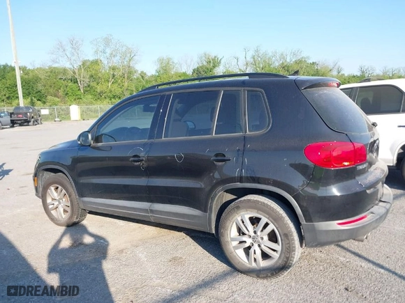 2017 Volkswagen Tiguan S with VIN WVGAV7AX9HK001881, listed as a IAAI auction lot 42048245 with 51,648 mi miles. Bid and sale history available at carsss.com. Image 14.