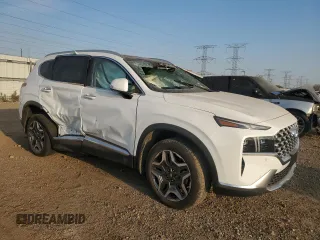 2022 Hyundai Santa Fe Hybrid Limited with VIN KM8S5DA15NU016795, listed as a Copart auction lot 75562994 with 0 mi miles and Salvage Title. Bid and sale history available at carsss.com. Image 4.