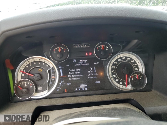 2013 Ram 1500 Big Horn z VIN 1C6RR6GTXDS513211, wystawiony jako Copart lot #54256515 z przebiegiem 186 603 mil mil oraz Szkoda całkowita • Salvage title. Historia ofert i sprzedaży dostępna na DreamBid. Obrazek 9.