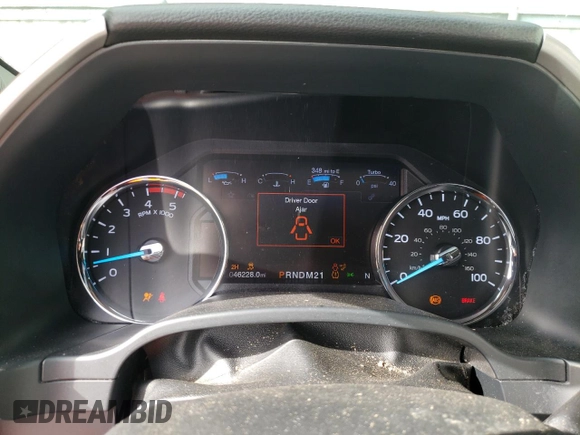 2019 Ford Super Duty F-250 SRW XL with VIN 1FT7W2BT2KEF67641, listed as a Copart auction lot 45138705 with 46,228 mi miles and Salvage Title. Bid and sale history available at carsss.com. Image 9.