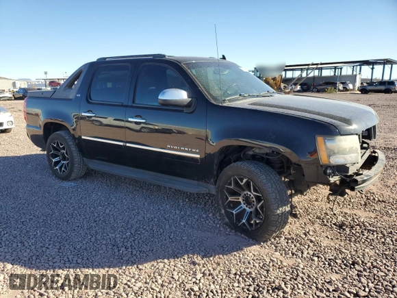 2010 Chevrolet Avalanche LTZ with VIN 3GNVKGE04AG277286, listed as a Copart auction lot 79065174 with 107,186 mi miles and Salvage Title. Bid and sale history available at DreamBid. Image 4.
