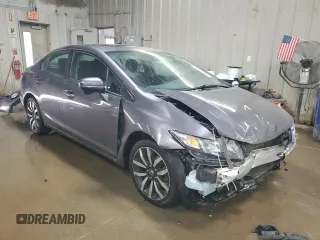 2015 Honda Civic EX-L z VIN 19XFB2F97FE103406, wystawiony jako Copart lot #48545965 z przebiegiem 112 838 mil mil oraz Szkoda całkowita • Salvage title. Historia ofert i sprzedaży dostępna na DreamBid. Obrazek 4.