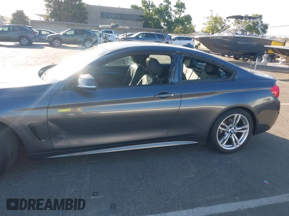 2014 BMW 4 Series 428i with VIN WBA3N7C57EK220498, listed as a IAAI auction lot 42608688 with 157,523 mi miles and . Bid and sale history available at DreamBid. Image 6.