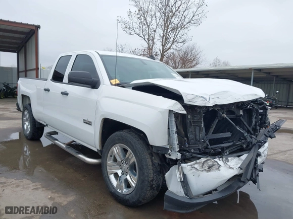 2018 Chevrolet Silverado 1500 Custom with VIN 1GCRCPEC8JZ238766, listed as a IAAI auction lot 41424928 with 62,411 mi miles. Bid and sale history available at carsss.com. Image 1.