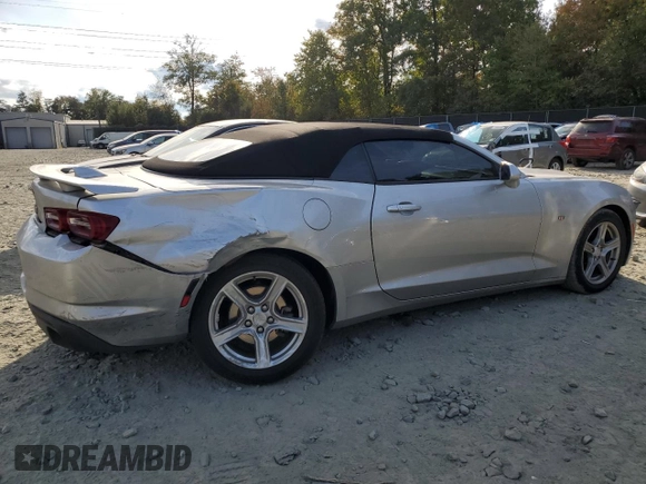 2019 Chevrolet Camaro 1LT with VIN 1G1FB3DX4K0112857, listed as a Copart auction lot 76253744 with 55,479 mi miles and Salvage Title. Bid and sale history available at carsss.com. Image 3.