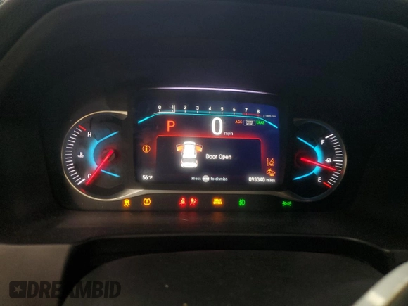 2021 Honda Pilot Elite with VIN 5FNYF6H01MB089206, listed as a Copart auction lot 47975495 with 93,340 mi miles and Salvage Title. Bid and sale history available at DreamBid. Image 9.