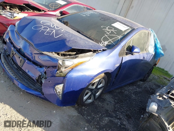 2016 Toyota Prius Four with VIN JTDKARFU6G3521298, listed as a IAAI auction lot 41113965 with 1 mi miles. Bid and sale history available at carsss.com. Image 21.