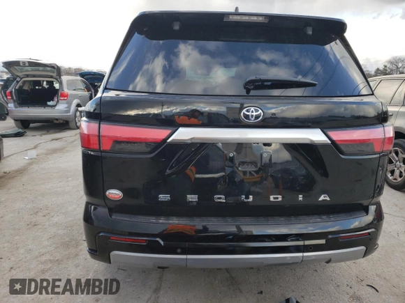 2024 Toyota Sequoia SR5 with VIN 7SVAAABA2RX046985, listed as a Copart auction lot 84239044 with 7,418 mi miles and Clean Title. Bid and sale history available at carsss.com. Image 6.