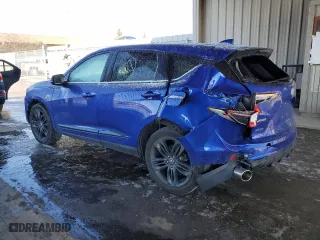 2023 Acura RDX w/A-Spec Package with VIN 5J8TC2H63PL001498, listed as a Copart auction lot 44694815 with 28,569 mi miles and Salvage Title. Bid and sale history available at carsss.com. Image 2.