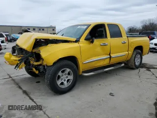 2007 Dodge Dakota SLT with VIN 1D7HE48K57S263008, listed as a Copart auction lot 45653365 with Not Provided miles and Salvage Title. Bid and sale history available at carsss.com. Image 1.