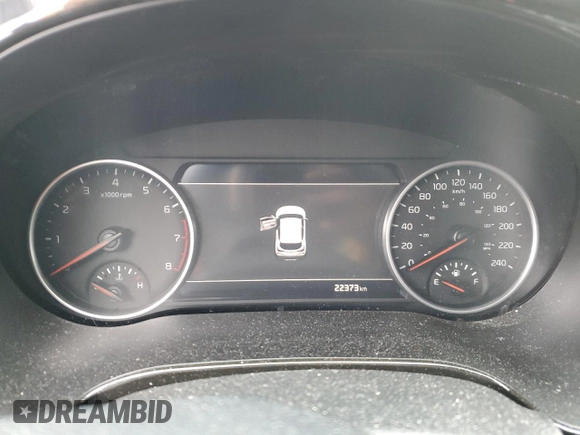 2023 Kia Seltos EX with VIN KNDERCAA0P7447790, listed as a Copart auction lot 44495315 with 22,373 mi miles and Salvage Title. Bid and sale history available at DreamBid. Image 9.