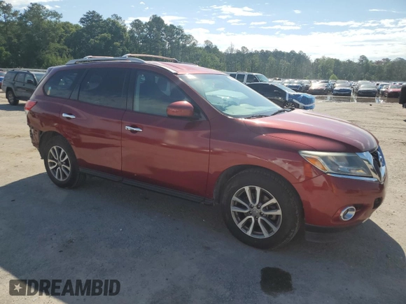 2016 Nissan Pathfinder S with VIN 5N1AR2MN1GC617035, listed as a Copart auction lot 56905365 with 162,939 mi miles and Clean title. Bid and sale history available at DreamBid. Image 4.