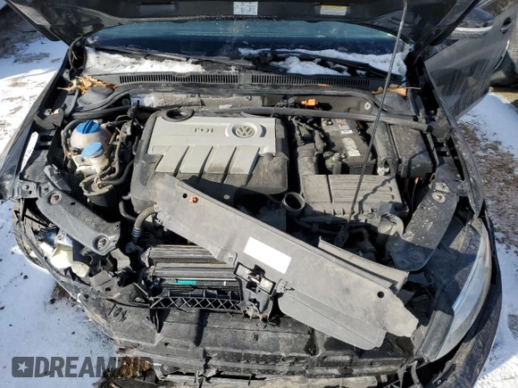 2012 Volkswagen Jetta TDI w/Premium with VIN 3VWLL7AJ2CM088505, listed as a Copart auction lot 88690415 with 106,623 mi miles and Salvage title. Bid and sale history available at DreamBid. Image 12.
