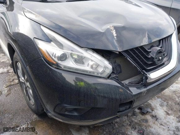 2015 Nissan Murano SL with VIN 5N1AZ2MHXFN220002, listed as a IAAI auction lot 41455807 with 80,975 mi miles. Bid and sale history available at carsss.com. Image 6.