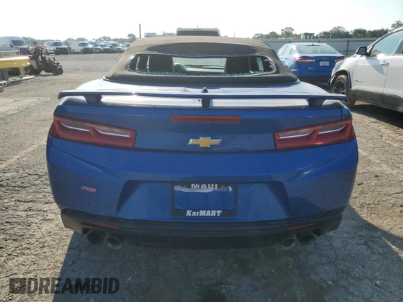 2016 Chevrolet Camaro 2LT z VIN 1G1FD3DS0G0168879, wystawiony jako Copart lot #58664714 z przebiegiem 19 295 mil mil oraz Szkoda całkowita • Salvage title. Historia ofert i sprzedaży dostępna na DreamBid. Obrazek 6.