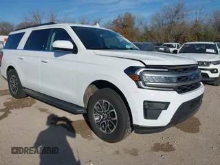 2024 Ford Expedition Max XLT with VIN 1FMJK1H8XREA38197, listed as a IAAI auction lot 41786020 with 35,387 mi miles and . Bid and sale history available at DreamBid. Image 1.