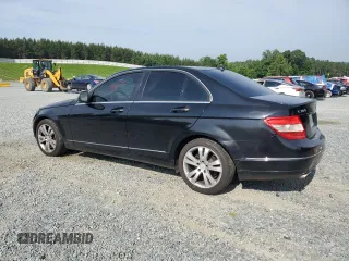 2009 Mercedes-Benz C 300 Sport with VIN WDDGF81X39F250355, listed as a Copart auction lot 59863925 with 137,654 mi miles and Salvage title. Bid and sale history available at DreamBid. Image 2.