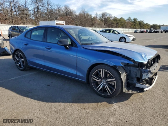 2020 Volvo S60 R-Design with VIN 7JRA22TM3LG064376, listed as a Copart auction lot 45706565 with 80,851 mi miles and Salvage Title. Bid and sale history available at carsss.com. Image 4.