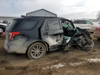 2017 Ford Explorer XLT z VIN 1FM5K8D86HGE16227, wystawiony jako Copart lot #82871484 z przebiegiem Nie podano mil oraz Szkoda całkowita • Salvage title. Historia ofert i sprzedaży dostępna na DreamBid. Obrazek 3.