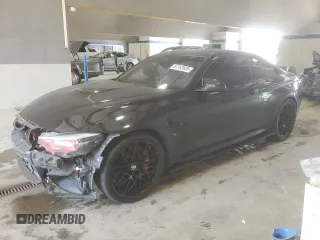2018 BMW M4 with VIN WBS4Y9C57JAA92463, listed as a Copart auction lot 63763635 with 115,032 mi miles and Salvage title. Bid and sale history available at DreamBid. Image 1.