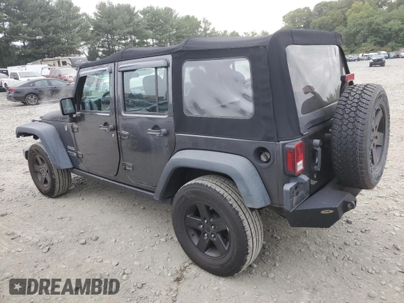 2018 Jeep Wrangler JK Unlimited Sport S with VIN 1C4BJWDG8JL827681, listed as a Copart auction lot 71954444 with 74,036 mi miles and Salvage Title. Bid and sale history available at carsss.com. Image 2.