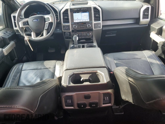 2017 Ford F-150 XL with VIN 1FTEW1EF6HKC22114, listed as a Copart auction lot 60992865 with 100,575 mi miles and Salvage title. Bid and sale history available at DreamBid. Image 8.