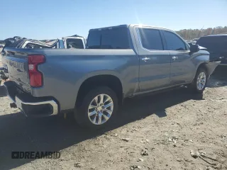 2021 Chevrolet Silverado 1500 LTZ with VIN 3GCUYGET9MG202150, listed as a Copart auction lot 76463424 with 49,644 mi miles and Salvage Title. Bid and sale history available at DreamBid. Image 3.