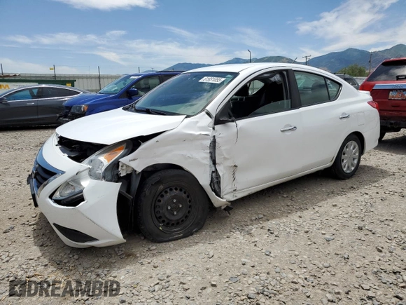 2016 Nissan Versa S with VIN 3N1CN7AP6GL836043, listed as a Copart auction lot 61931055 with 104,179 mi miles and Salvage title. Bid and sale history available at DreamBid. Image 1.