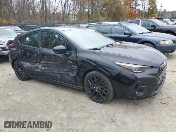 2024 Subaru Impreza RS with VIN JF1GUHHC4R8279988, listed as a Copart auction lot 77762644 with 8,151 mi miles and Salvage Title. Bid and sale history available at carsss.com. Image 4.