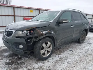 2012 Kia Sorento EX with VIN 5XYKUDA2XCG200628, listed as a IAAI auction lot 41495625 with 207,229 mi miles. Bid and sale history available at carsss.com. Image 2.