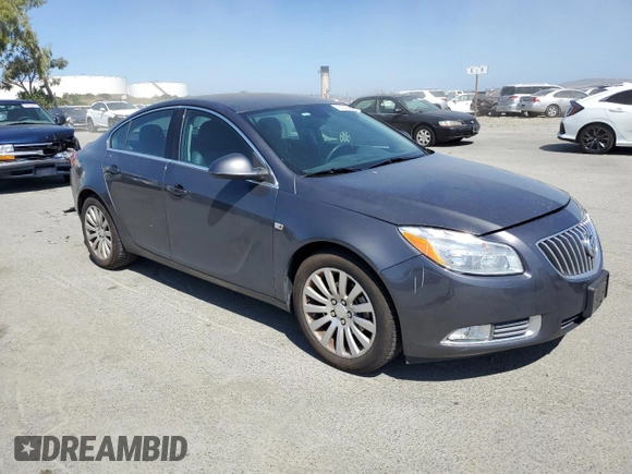 2011 Buick Regal CXL RL3 with VIN W04GR5EC7B1142146, listed as a Copart auction lot 56202085 with 62,243 mi miles and Clean title. Bid and sale history available at DreamBid. Image 4.