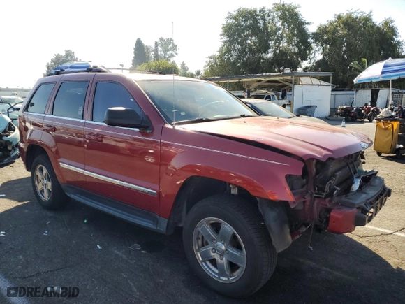 2006 Jeep Grand Cherokee Limited with VIN 1J4HS58N26C354369, listed as a Copart auction lot 75034974 with 155,689 mi miles and Salvage Title. Bid and sale history available at carsss.com. Image 4.