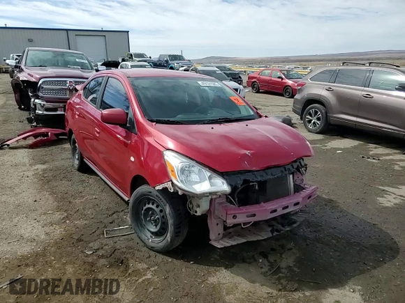 2019 Mitsubishi Mirage ES with VIN ML32F3FJ0KHF03952, listed as a Copart auction lot 49121585 with 167,172 mi miles and Salvage title. Bid and sale history available at DreamBid. Image 14.