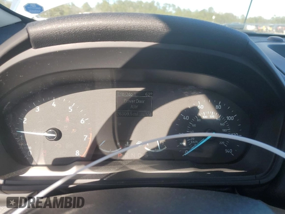 2021 Ford EcoSport S with VIN MAJ3S2FE4MC407593, listed as a Copart auction lot 47454615 with 26,309 mi miles and Salvage Title. Bid and sale history available at DreamBid. Image 9.