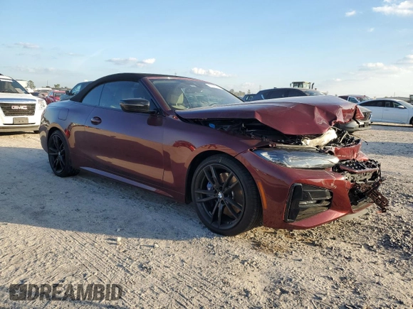 2023 BMW 4 Series 430i xDrive with VIN WBA43AT01PCL16667, listed as a Copart auction lot 80472374 with Not Provided miles and Salvage Title. Bid and sale history available at DreamBid. Image 4.